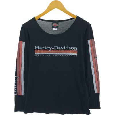 古着 ハーレーダビッドソン Harley-Davidson フード付き Vネック