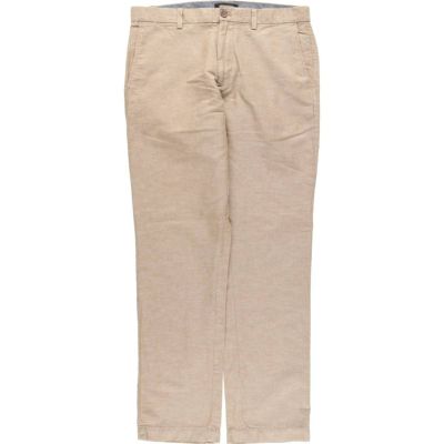 USED USA古着 ベージュ リネンパンツ バナナリパブリック vintage 古着 00年代 バナナリパブリック BANANA REPUBLIC ツータック