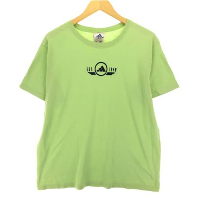 ラグビー　adidas メンズF トーレーニングシャツ　ニュージーランド　緑 古着 アディダス adidas ラグビー ニュージーランド代表 バック