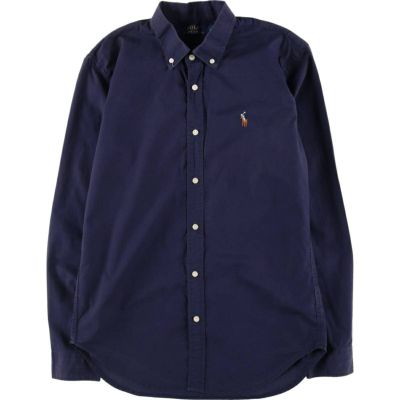 古着 ラルフローレン Ralph Lauren POLO RALPH LAUREN CUSTOM FIT 長袖 ボタンダウンシャツ レディースL相当 /eaa512854 【中古】 【250126】 【Elulu/エルル】