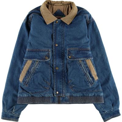 古着 EAGLES RIDGE 中綿入り デニムジャケット メンズM相当 /eaa512183 【中古】 【250126】