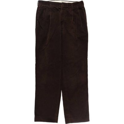 古着 イヴサンローラン Yves Saint Laurent POUR HOMME プールオム ツータック コーデュロイパンツ メンズw32相当 /eaa513101 【中古】 【250126】