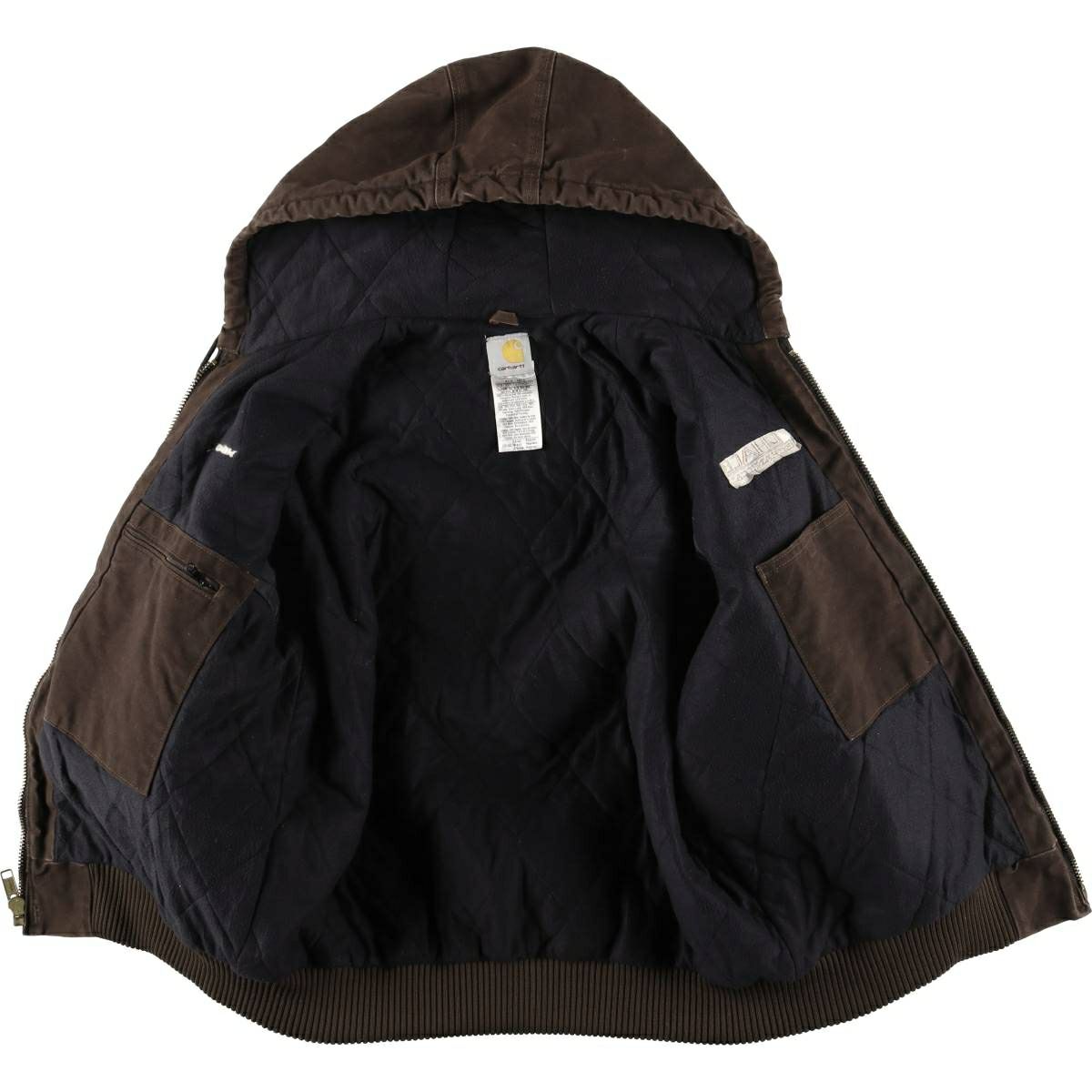 古着 00年代 カーハート Carhartt アクティブジャケット 中綿入り