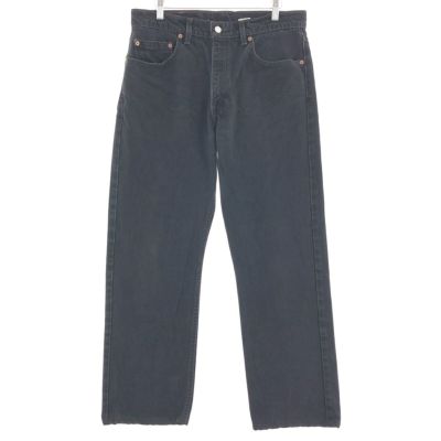 古着 80年代 リーバイス Levi's 505-0259 ブラックデニム テーパード