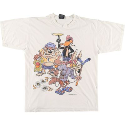 古着 90年代 COTTON WAY LOONEY TUNES ルーニーテューンズ 両面