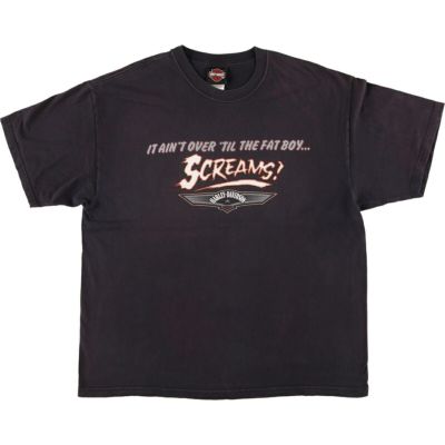 古着 00年代 ハーレーダビッドソン Harley-Davidson Hanes ヘインズ モーターサイクル バイクTシャツ USA製 メンズXL相当 /eaa473145 【中古】 【240727】