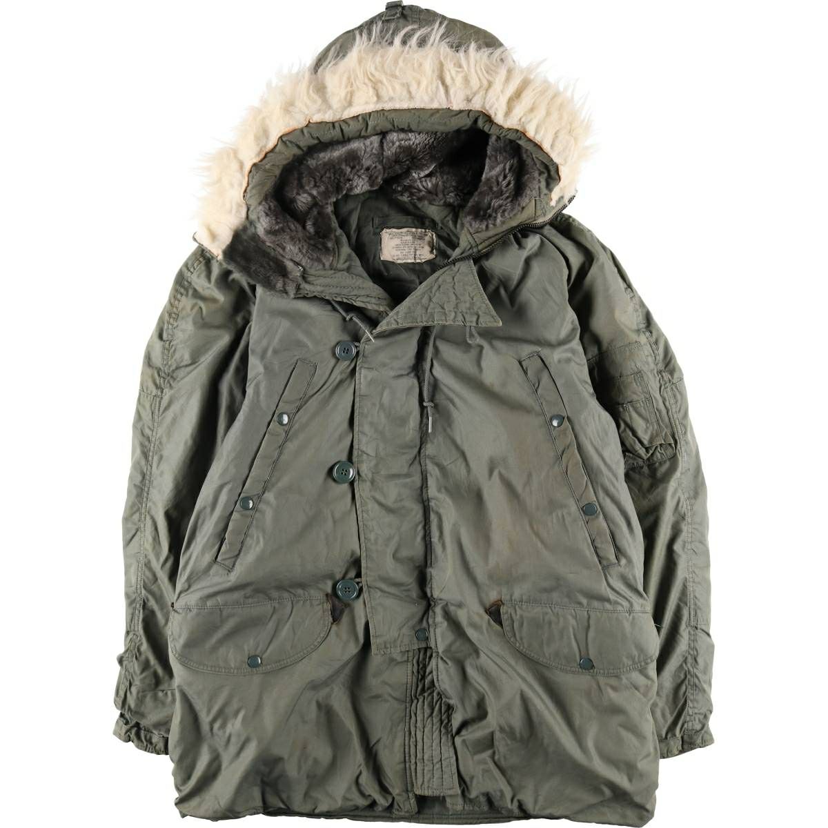 古着 米軍実品 60年代 N3-B ミリタリー フライトジャケット USA製