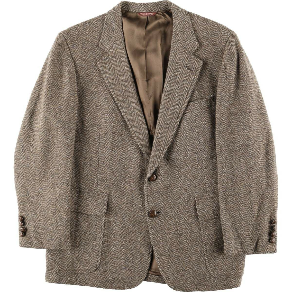 古着 CRICKETEER ヘリンボーン ウールテーラードジャケット USA製