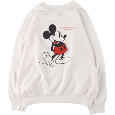 80s~90s used USA製 MICKEY スウェット トレーナー 古着 80s USA製 Disney Mickey ミッキー スウェット トレーナー