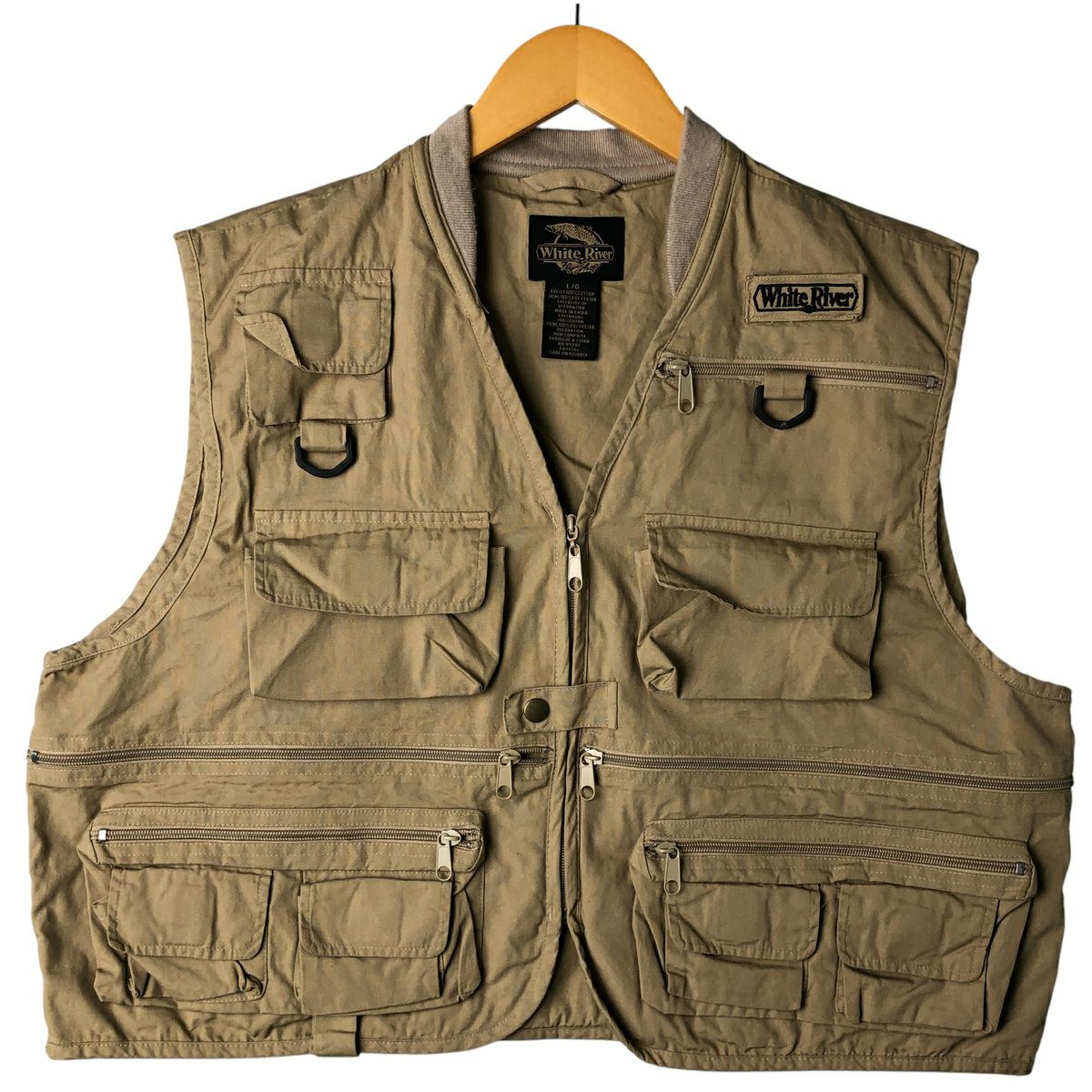古着 WHITE RIVER フィッシングベスト メンズL相当 /eaa599560 【中古