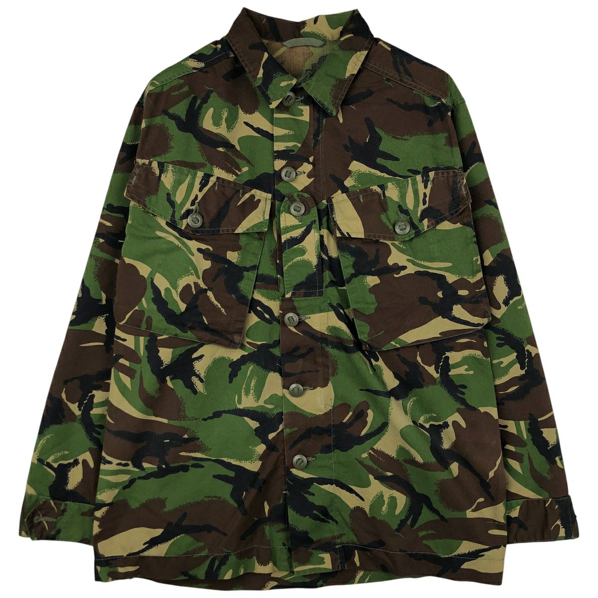 古着 イギリス軍 迷彩柄 DPMカモ ミリタリー コンバットジャケット 170
