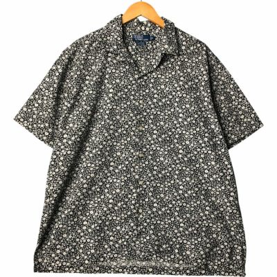 【90s】ポロラルフローレン CLAYTON 花柄 オープンカラーシャツ M 90s Polo by Ralph Lauren CLAYTON S/Sオープンカラーシャツ