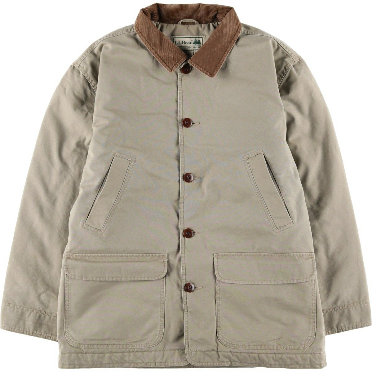 古着 エルエルビーン L.L.Bean 中綿入り ダック ハンティング