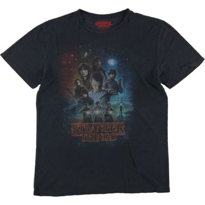 古着 STRANGER THINGS ストレンジャーシングス 映画 ムービーTシャツ レディースXL相当 /eaa410076 古着 STRANGER THINGS ストレンジャーシングス 映画 ムービーT