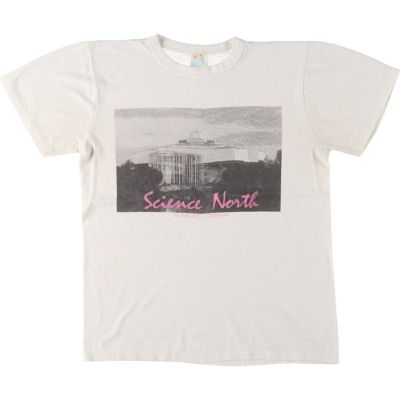 古着 90年代 SHELLY ツートン プリントTシャツ リンガーTシャツ USA製 レディースM相当 ヴィンテージ /eaa540488 古着 90年代 SHELLY ツートン プリントTシャツ リンガーTシャツ