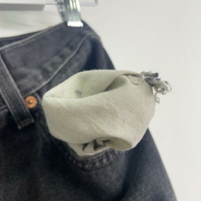 古着 リーバイス Levi's 550 ブラックジーンズ テーパードデニムパンツ