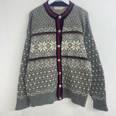 古着 ALPACA CONNECTION ノルディック アルパカウールニット