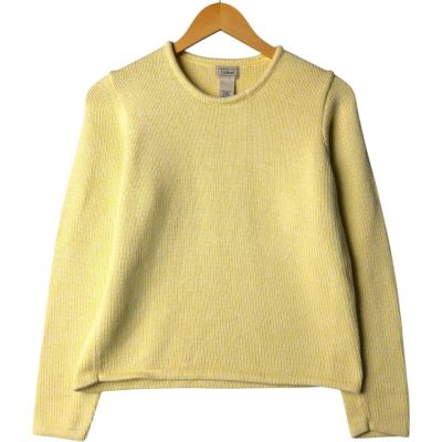 古着 90～00年代 エルエルビーン L.L.Bean コットンニットセーター レディースS相当 ヴィンテージ /eaa572622 【中古】 【250725】 【Elulu/エルル】