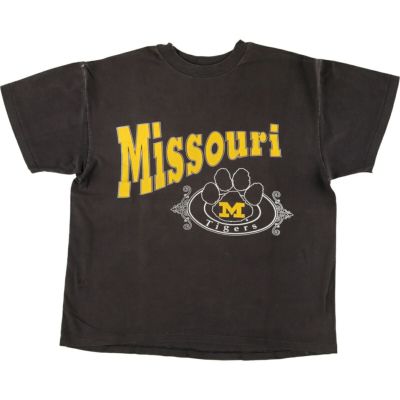 古着 ヘインズ Hanes MISSURI ミズーリ カレッジTシャツ USA製 メンズL相当 /eaa473137 【中古】 【240728】