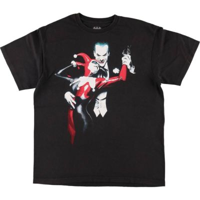 ヴィンテージ　ムービー　映画　ダークナイト　ジョーカー　バットマン　Tシャツ　黒 ダークナイト ジョーカー Tシャツ バットマン ビンテージ