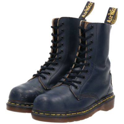 古着 ドクターマーチン Dr.Martens スエード 厚底 6ホールブーツ 英国 