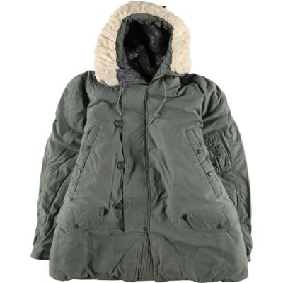 古着 民間品 N-2B ミリタリー フライトジャケット USA製 X-LARGE