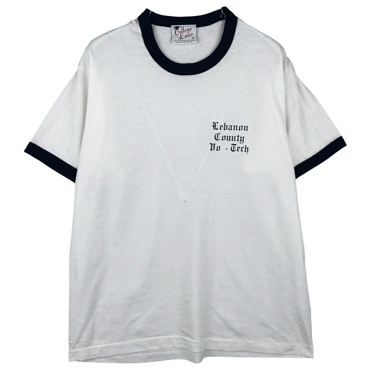 古着 ～90年代 College Lane リンガーTシャツ USA製 メンズXL相当