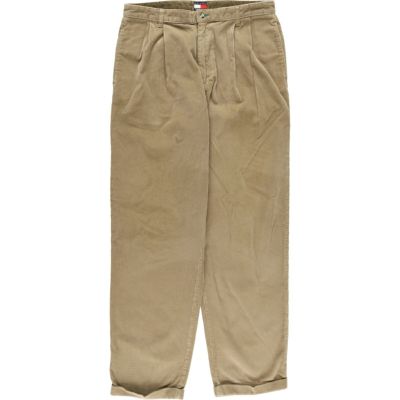 1980s トミーヒルフィガー　コットンリネン？　スラックス 1980s トミーヒルフィガー コットンリネン？ スラックス