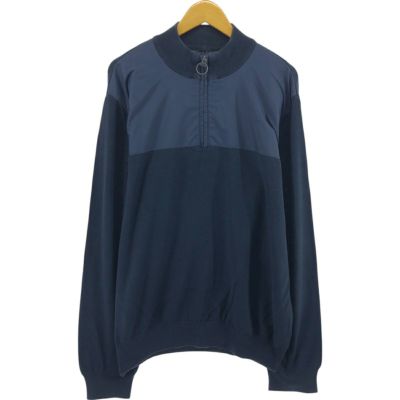 古着 バブアー Barbour コットンニットハーフジップセーター メンズXXL相当 /eaa468904 【中古】 【250130】