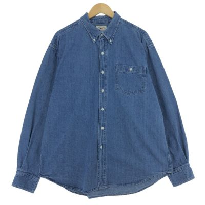 古着 COUNTRY SEAT 長袖 ボタンダウンデニムシャツ メンズXL相当 /eaa474501 【中古】 【240729】 ss2503_30