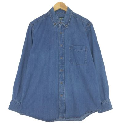 古着 OUTDOORLIFE 長袖 ボタンダウンデニムシャツ メンズM相当 /eaa474503 【中古】 【240729】 ss2503_30
