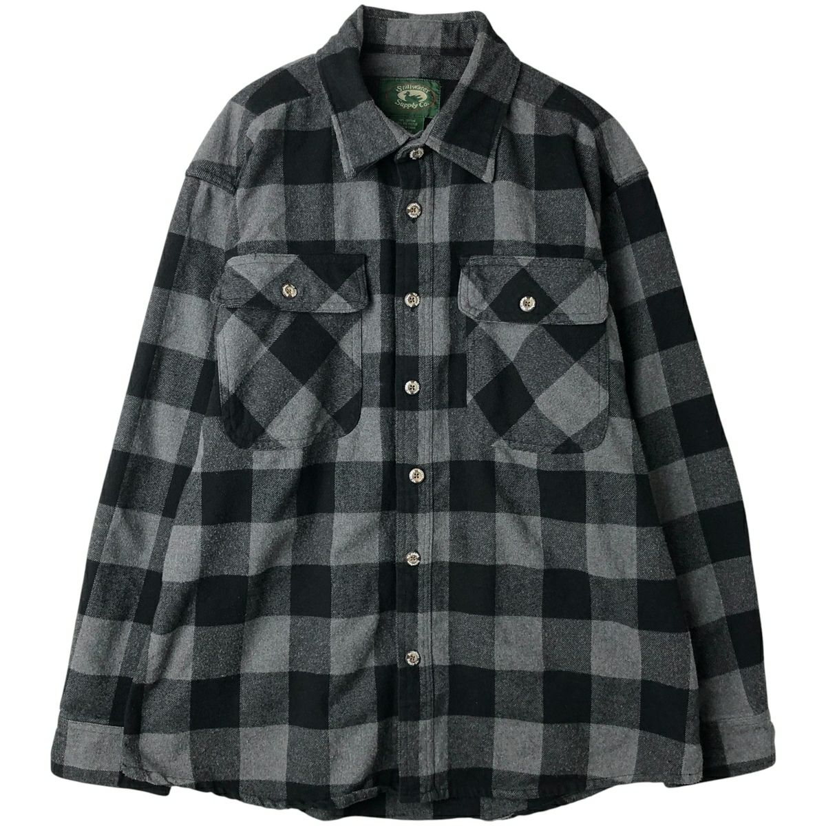 古着 ステューシー STUSSY オンブレチェック 長袖 フランネルチェック