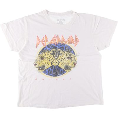古着 DEF LEPPARD デフレパード レオパード柄 ヒョウ柄 バンドT