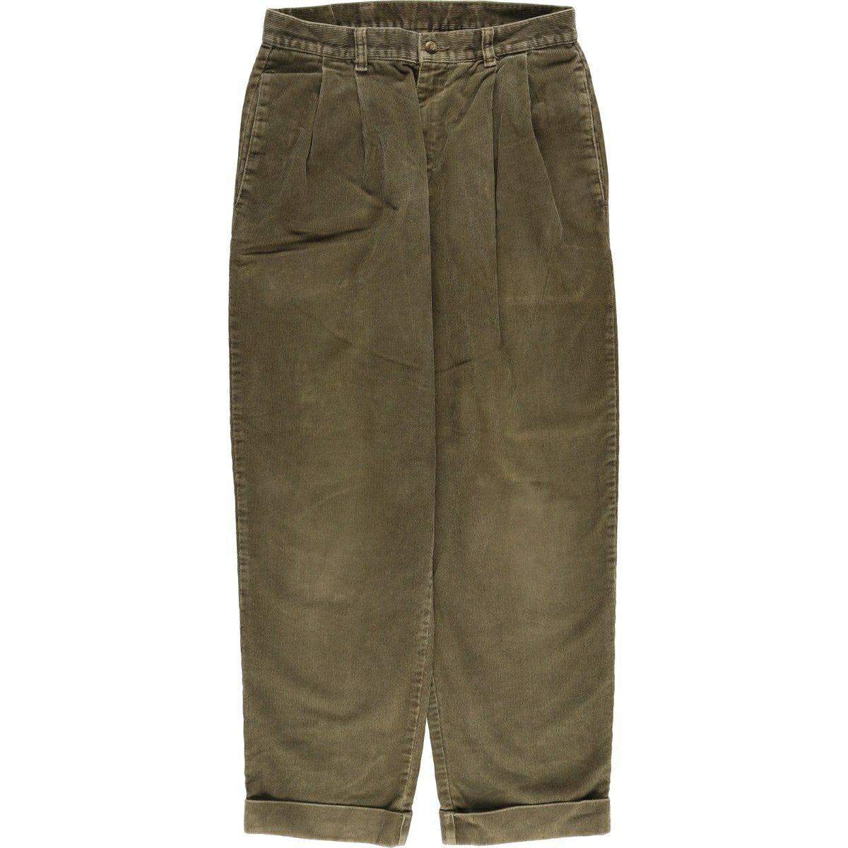 古着 80年代～ AMERICA 太畝 ツータック コーデュロイパンツ カナダ製