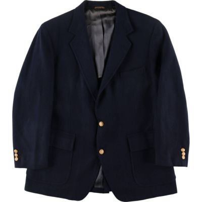 古着 REED ST.JAMES 紺ブレザー テーラードジャケット メンズM相当