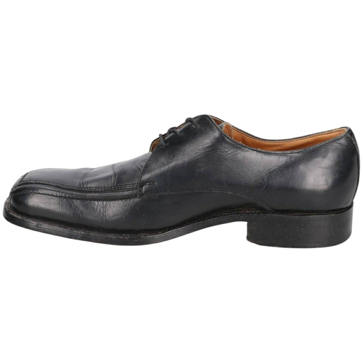 古着 HESSELS スクエアトゥ レザーシューズ 42 メンズ28.0cm相当