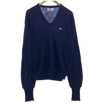 古着 70~80年代 ラコステ LACOSTE IZOD ケーブル編み ウール 古着 70~80年代 ラコステ LACOSTE IZOD ケーブル編み ウール