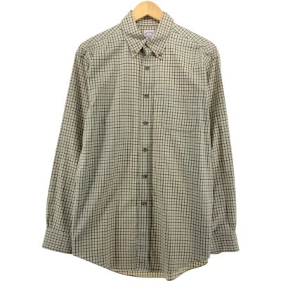 古着 ブルックスブラザーズ Brooks Brothers Est.1818 長袖 ボタンダウンチェックシャツ メンズM相当 /eaa513007 【中古】 【250131】
