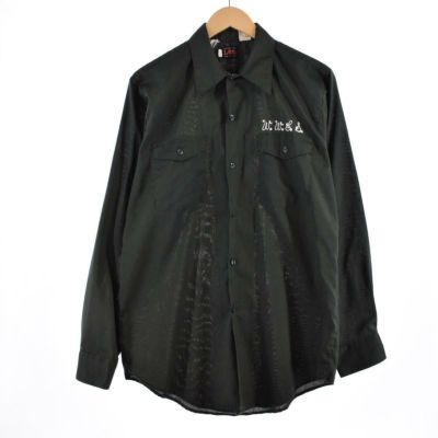 古着 70年代 リー Lee CHETOPA TWILL 長袖 ワークシャツ メンズL