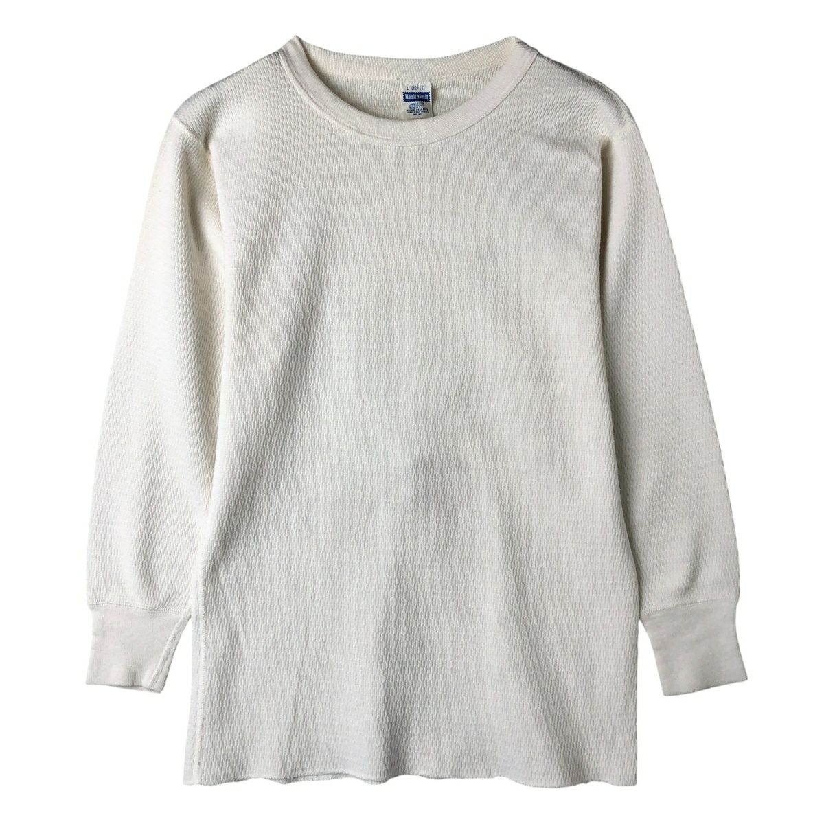 古着 70～80年代 Healthknit サーマルロンT ハニカム USA製 メンズL