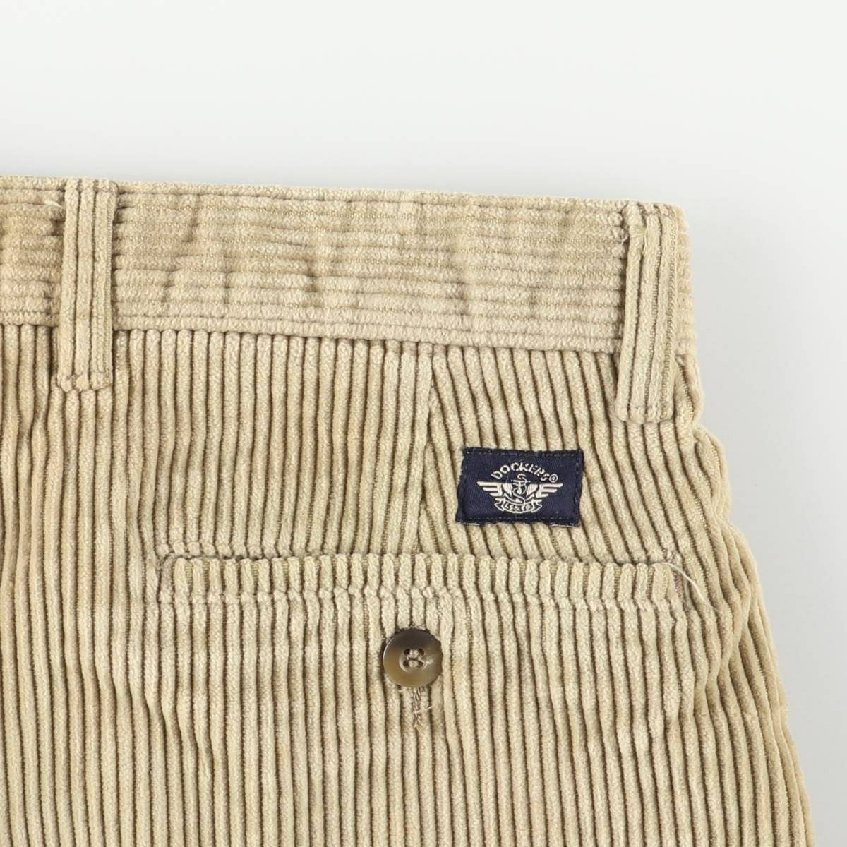 90s Dockers 太畝コーデュロイパンツ us古着 ツータック リーバイス 楽天市場】古着 90'S ドッカーズ DOCKERS khakis 太畝 ツータック