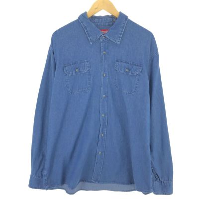 wrangler トップ 長袖シャツ