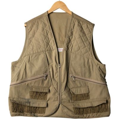 80s 90s ハンティングベスト　森林警備隊 古着 80年代 ORVIS ハンティングベスト USA製 メンズXL相当