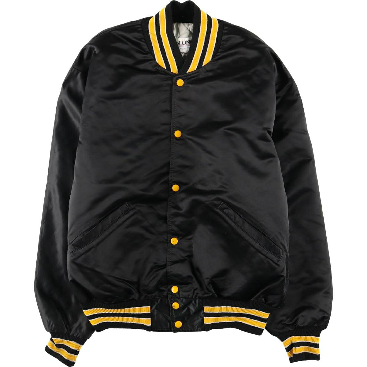 古着 90年代 デロング DeLONG 中綿入り ナイロンスタジャン アワード