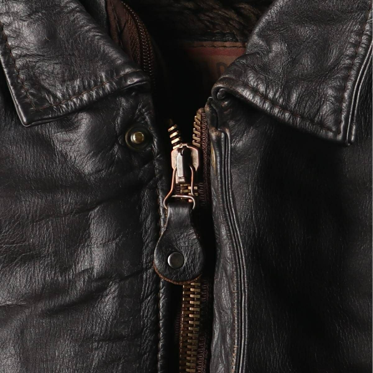 古着 A-2タイプ レザーフライトジャケット メンズXL相当 /eaa559079