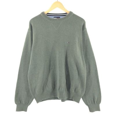 古着 PORTLAND SWEATER Co. 総柄 クレイジーパターン コットンニット ...