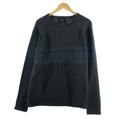 古着 PORTLAND SWEATER Co. 総柄 クレイジーパターン コットンニット ...