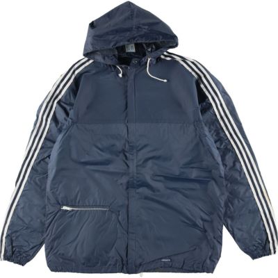 古着 90年代 アディダス adidas トレフォイルロゴ 中綿パーカー メンズ