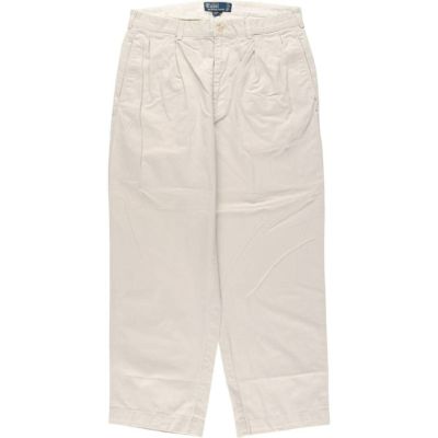 古着 ラルフローレン Ralph Lauren POLO by Ralph Lauren ANDREW PANT ツータック チノパンツ メンズw34相当 /eaa513327 【中古】 【250202】