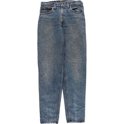 古着 濃紺 90年代 リーバイス Levi's 550 ケミカルウォッシュ